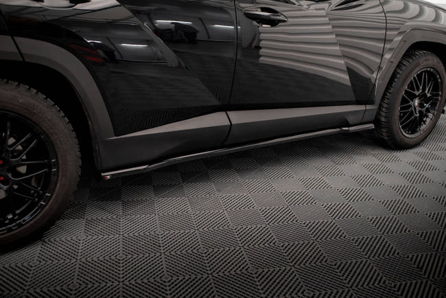 Maxton Side Skirts Diffusers Hyundai Tucson Mk4 - Gloss Black