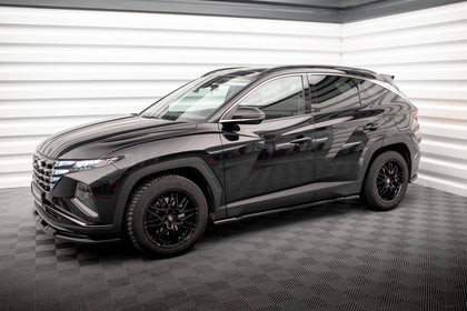 Maxton Side Skirts Diffusers Hyundai Tucson Mk4 - Gloss Black