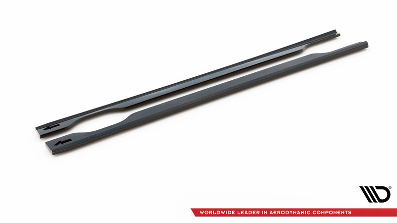 Maxton Side Skirts Diffusers Hyundai Ix35 Mk1 - Gloss Black