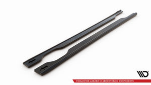 Maxton Side Skirts Diffusers Hyundai Ix35 Mk1 - Gloss Black