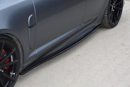 Maxton Side Skirts Diffusers Jaguar Xf- R - Gloss Black