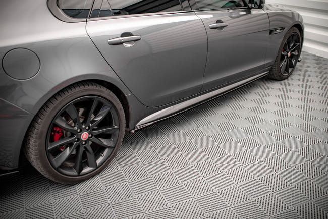 Maxton sideskørter til Jaguar XF R-Sport X260 – blank sort – billede 2 af 5