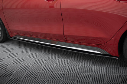 Maxton sideskørter til Kia Ceed GT / GT-Line Mk3 / Proceed Mk1 – blank sort – billede 2 af 6