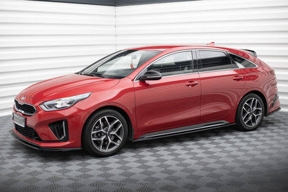 Maxton sideskørter til Kia Ceed GT / GT-Line Mk3 / Proceed Mk1 – blank sort – billede 3 af 6