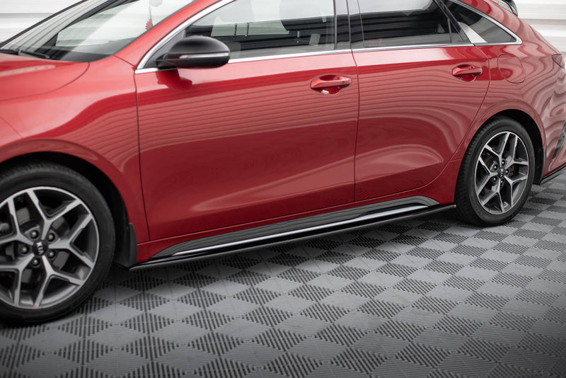 Maxton sideskørter til Kia Ceed GT / GT-Line Mk3 / Proceed Mk1 – blank sort – billede 1 af 6