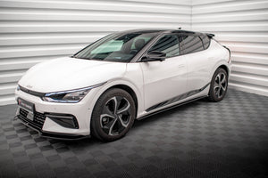 Maxton Side Skirts Diffusers Kia Ev6 Gt-Line Mk1 - Gloss Black