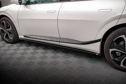 Maxton Side Skirts Diffusers Kia Ev6 Gt-Line Mk1 - Gloss Black