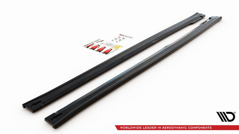 Maxton sideskørter til Kia Optima Mk4 – blank sort – billede 5 af 5