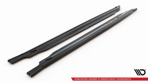 Maxton Side Skirts Diffusers Kia Optima Mk4 Facelift - Gloss Black