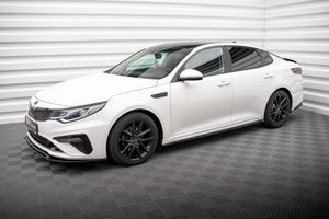Maxton Side Skirts Diffusers Kia Optima Mk4 Facelift - Gloss Black