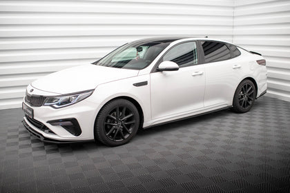 Maxton Side Skirts Diffusers Kia Optima Mk4 Facelift - Gloss Black