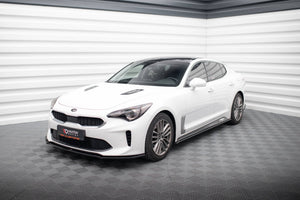 Maxton Side Skirts Diffusers Kia Stinger Gt - Gloss Black