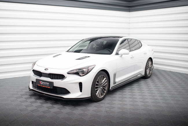 Maxton Side Skirts Diffusers Kia Stinger Gt - Gloss Black