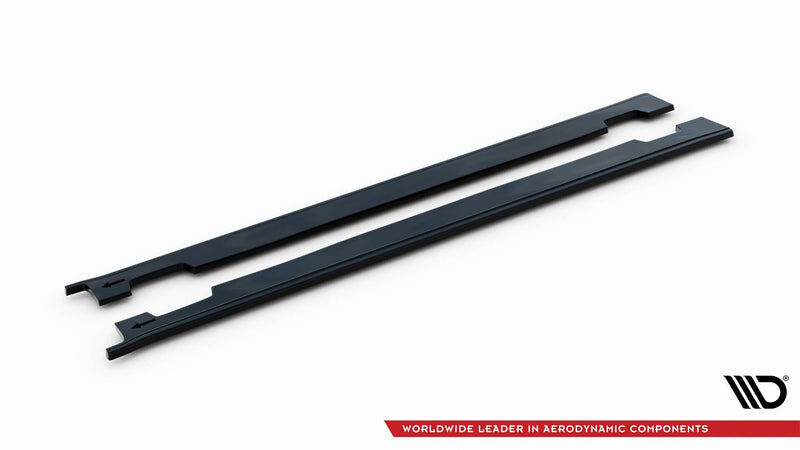 Maxton Side Skirts Diffusers Kia Stinger Gt - Gloss Black
