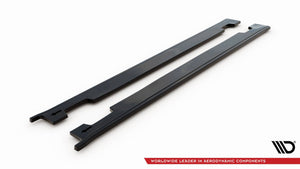 Maxton Side Skirts Diffusers Kia Stinger Gt - Gloss Black