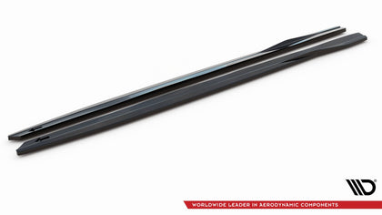Maxton Side Skirts Diffusers Lexus Gs F Mk4 Facelift - Gloss Black