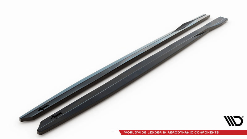 Maxton Side Skirts Diffusers Lexus Gs F Mk4 Facelift - Gloss Black