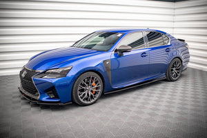 Maxton Side Skirts Diffusers Lexus Gs F Mk4 Facelift - Gloss Black