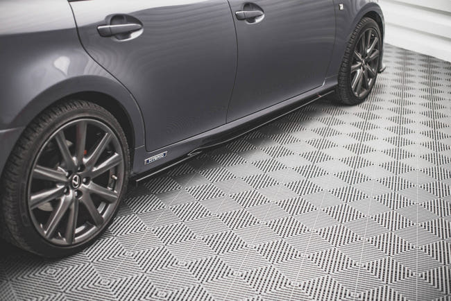 Maxton sideskørter til Lexus GS F Sport Mk4(L10) – blank sort – billede 1 af 4