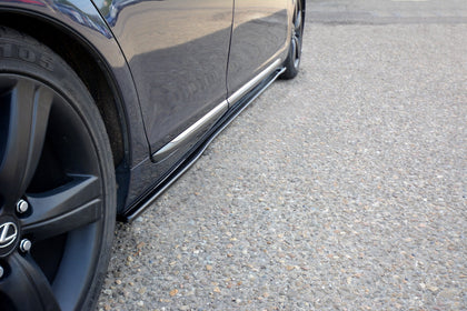 Maxton sideskørter til Lexus GS Mk3 – blank sort – billede 3 af 6