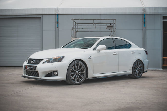 Maxton Side Skirts Diffusers Lexus Is F Mk2 - Gloss Black