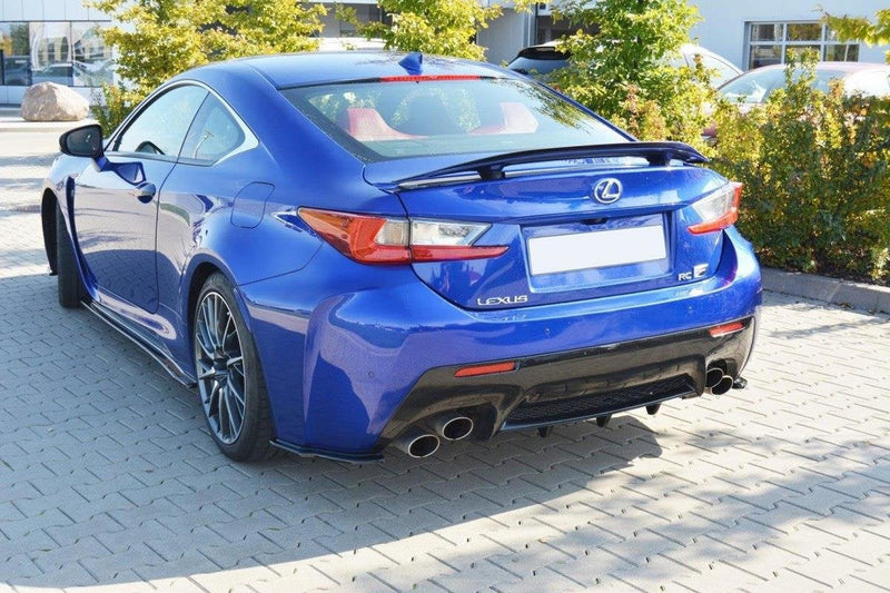 Maxton Side Skirts Diffusers Lexus Rc F - Gloss Black
