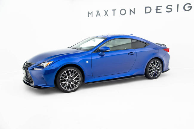 Maxton sideskørter til Lexus RC Mk1 – blank sort – billede 2 af 6