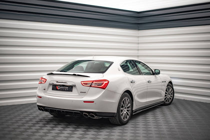 Maxton Side Skirts Diffusers Maserati Ghibli Mk3 - Gloss Black