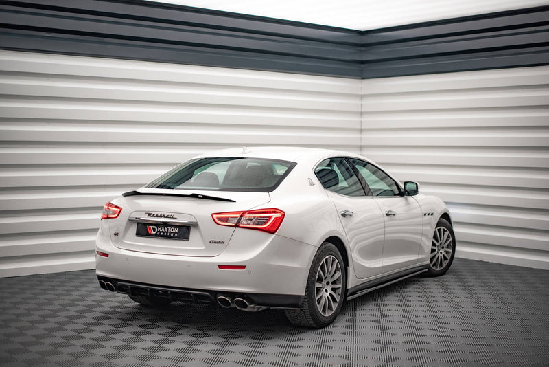 Maxton Side Skirts Diffusers Maserati Ghibli Mk3 - Gloss Black