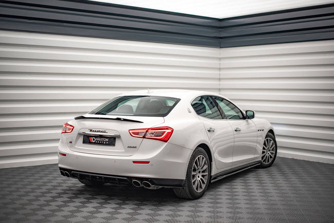 Maxton sideskørter til Maserati Ghibli Mk3 – blank sort – billede 2 af 4