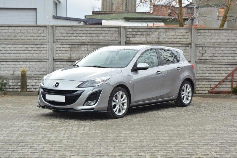 Maxton sideskørter til Mazda 3 Sport Mk2 – blank sort – billede 3 af 6