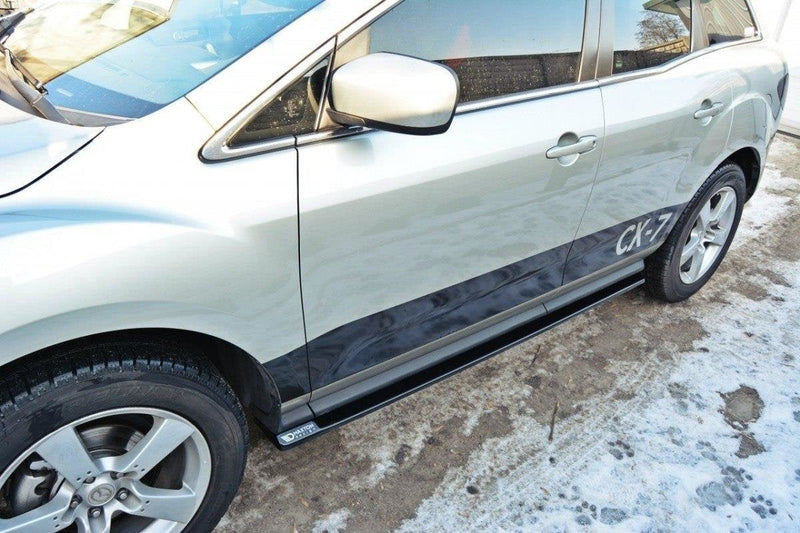 Maxton sideskørter til Mazda CX-7 – blank sort – billede 2 af 6