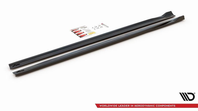 Maxton sideskørter til Mercedes-AMG A 45 S W177 – blank sort – billede 5 af 7
