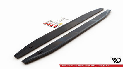 Maxton sideskørter til Mercedes-AMG / AMG-Line GLE Coupe C167 / C167 Facelift – blank sort – billede 4 af 4