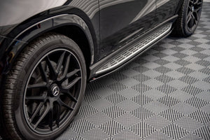 Maxton sideskørter til Mercedes-AMG / AMG-Line GLE Coupe C167 / C167 Facelift – blank sort – billede 1 af 4
