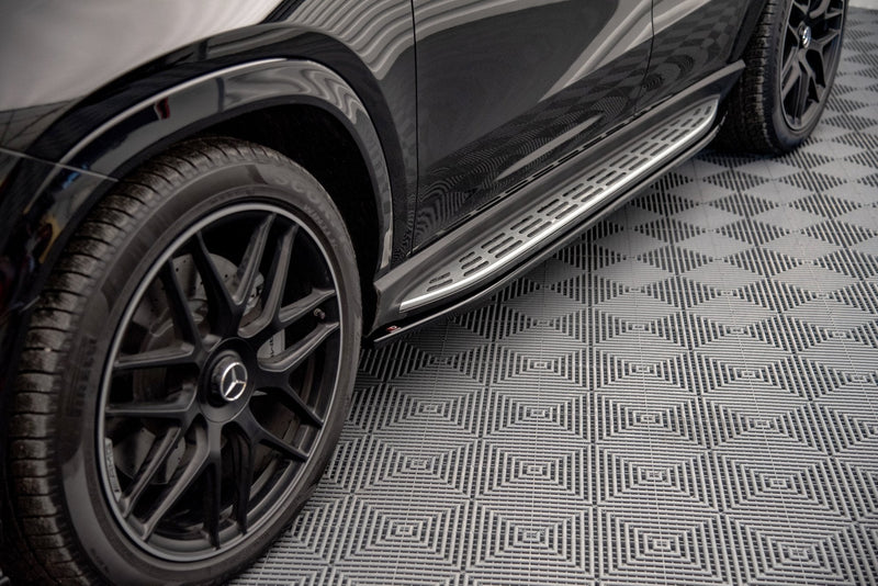 Maxton sideskørter til Mercedes-AMG / AMG-Line GLE Coupe C167 / C167 Facelift – blank sort – billede 1 af 4