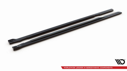 Maxton Side Skirts Diffusers Mercedes-Amg Glb 35 X247 - Gloss Black
