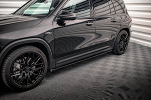 Maxton Side Skirts Diffusers Mercedes-Amg Glb 35 X247 - Gloss Black
