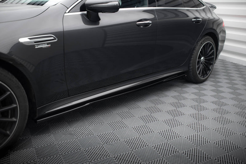Maxton sideskørter til Mercedes-AMG GT 53 4-Door Coupe X290 – blank sort – billede 1 af 4