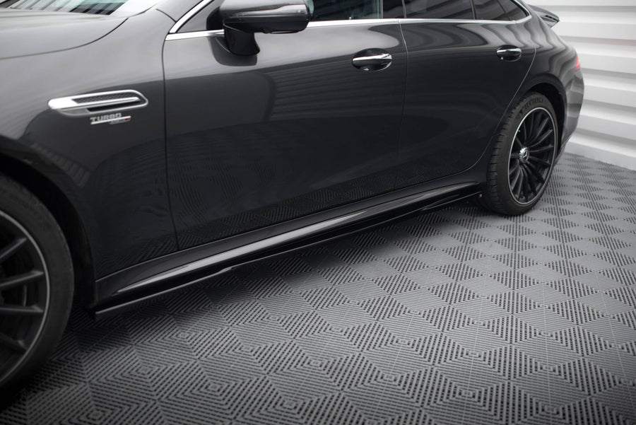 Maxton sideskørter til Mercedes-AMG GT 53 4-Door Coupe X290 – blank sort – billede 1 af 4