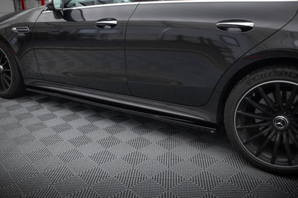 Maxton sideskørter til Mercedes-AMG GT 53 4-Door Coupe X290 – blank sort – billede 2 af 4