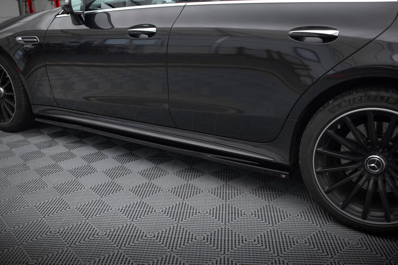 Maxton sideskørter til Mercedes-AMG GT 53 4-Door Coupe X290 – blank sort – billede 2 af 4