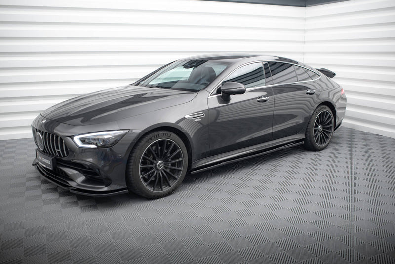 Maxton sideskørter til Mercedes-AMG GT 53 4-Door Coupe X290 – blank sort – billede 3 af 4