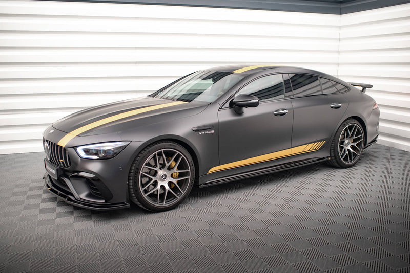 Maxton sideskørter til Mercedes-AMG GT 63S 4-Door Coupe X290 – blank sort – billede 2 af 6