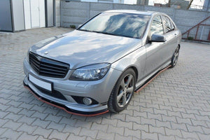 Maxton sideskørter til Mercedes-Benz C Sedan / Estate AMG-Line W204 / S204 – blank sort – billede 4 af 4