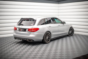 Maxton sideskørter til Mercedes-Benz C W205 – blank sort – billede 2 af 5