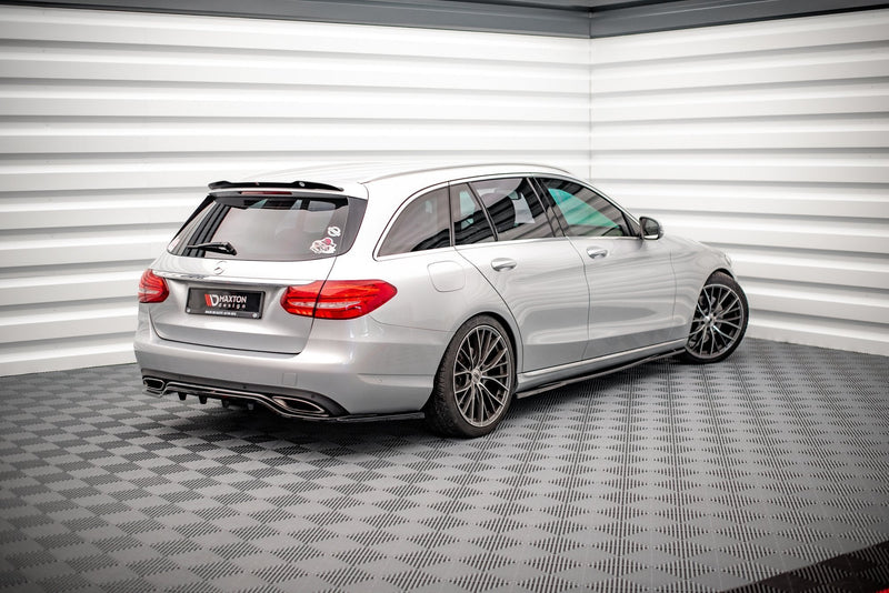 Maxton sideskørter til Mercedes-Benz C W205 – blank sort – billede 2 af 5