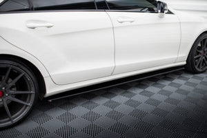 Maxton sideskørter til Mercedes-Benz CLS AMG-Line C218 – blank sort – billede 3 af 5