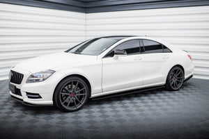 Maxton sideskørter til Mercedes-Benz CLS AMG-Line C218 – blank sort – billede 2 af 5