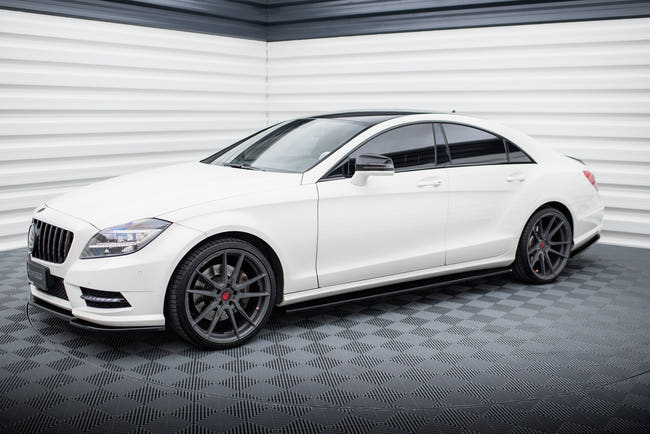 Maxton sideskørter til Mercedes-Benz CLS AMG-Line C218 – blank sort – billede 2 af 5